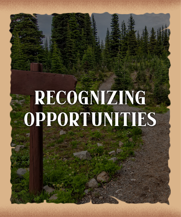 Recognizing Opportunities