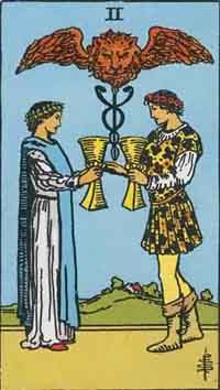Two of Cups (Reversed)