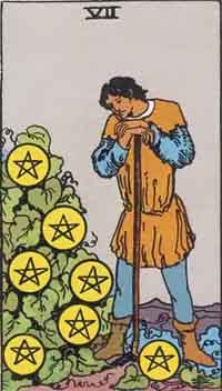 Seven of Pentacles (Reversed)