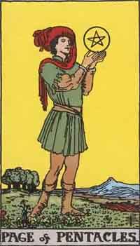 Page of Pentacles (Reversed)