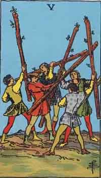 Five of Wands