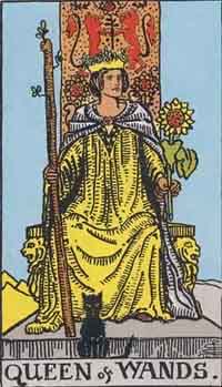 Queen of Wands (Reversed)